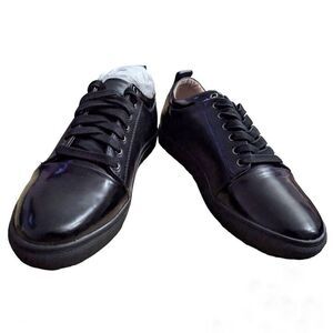 Matt & Nat Gail Lace Up Sneakers Oxford Black Shoes Vegan Leather NWT EU 36 US 5